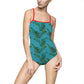 Turquoise Tropical Bliss Women's One-piece Swimsuit (AOP)