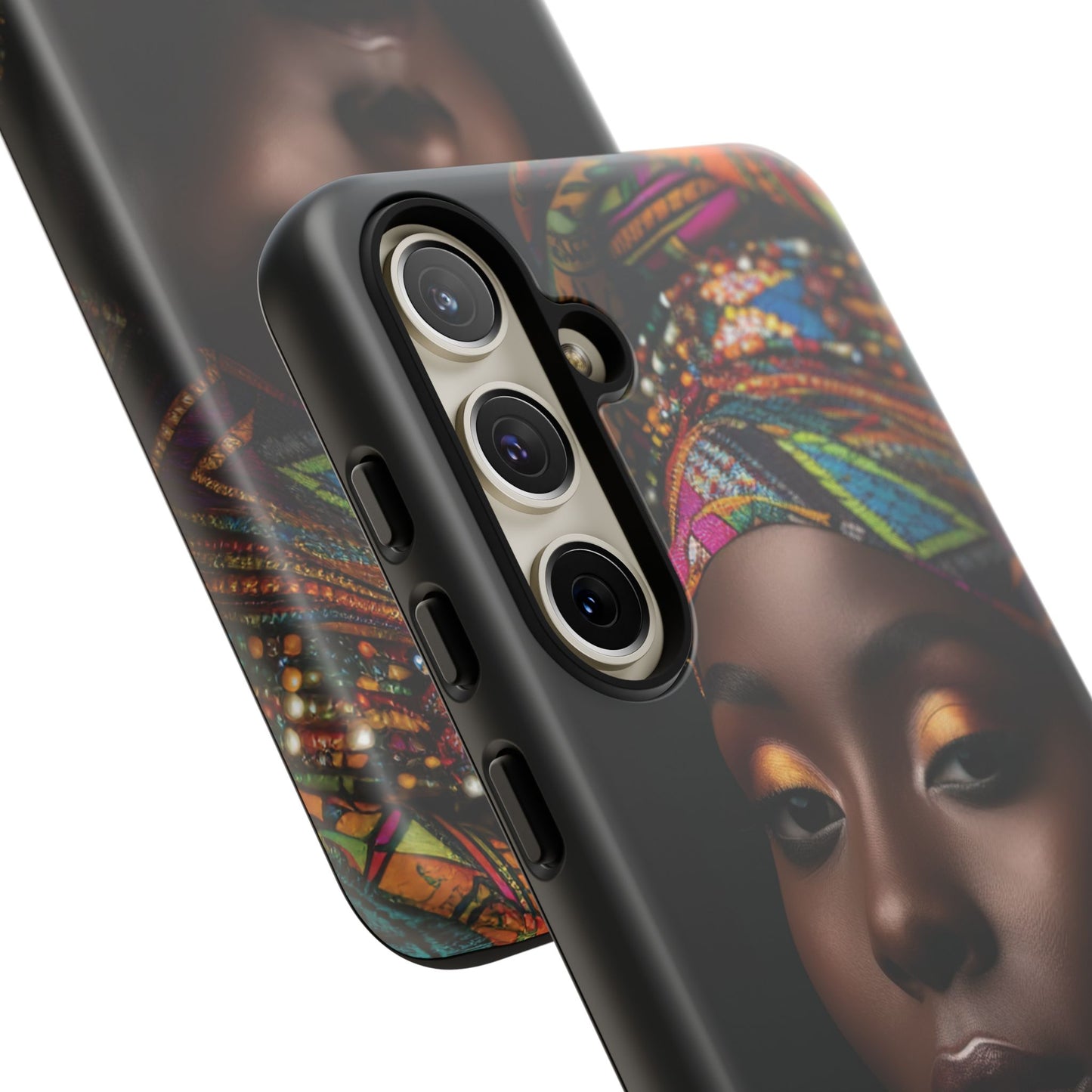 Regal Reflections: African Majesty Samsung Tough Phone Cases