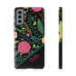 Personalized Floral Fantasy Samsung and Google Pixal Phone Case – Personalized Tough Cases with Colorful Garden Design