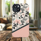 Personalized Floral Blush Garden Whisper Tough Magnetic MagSafe® iPhone® 13, 14, 15, 16, 17, Pro, Pro Max, Plus Cases (Custom Name).