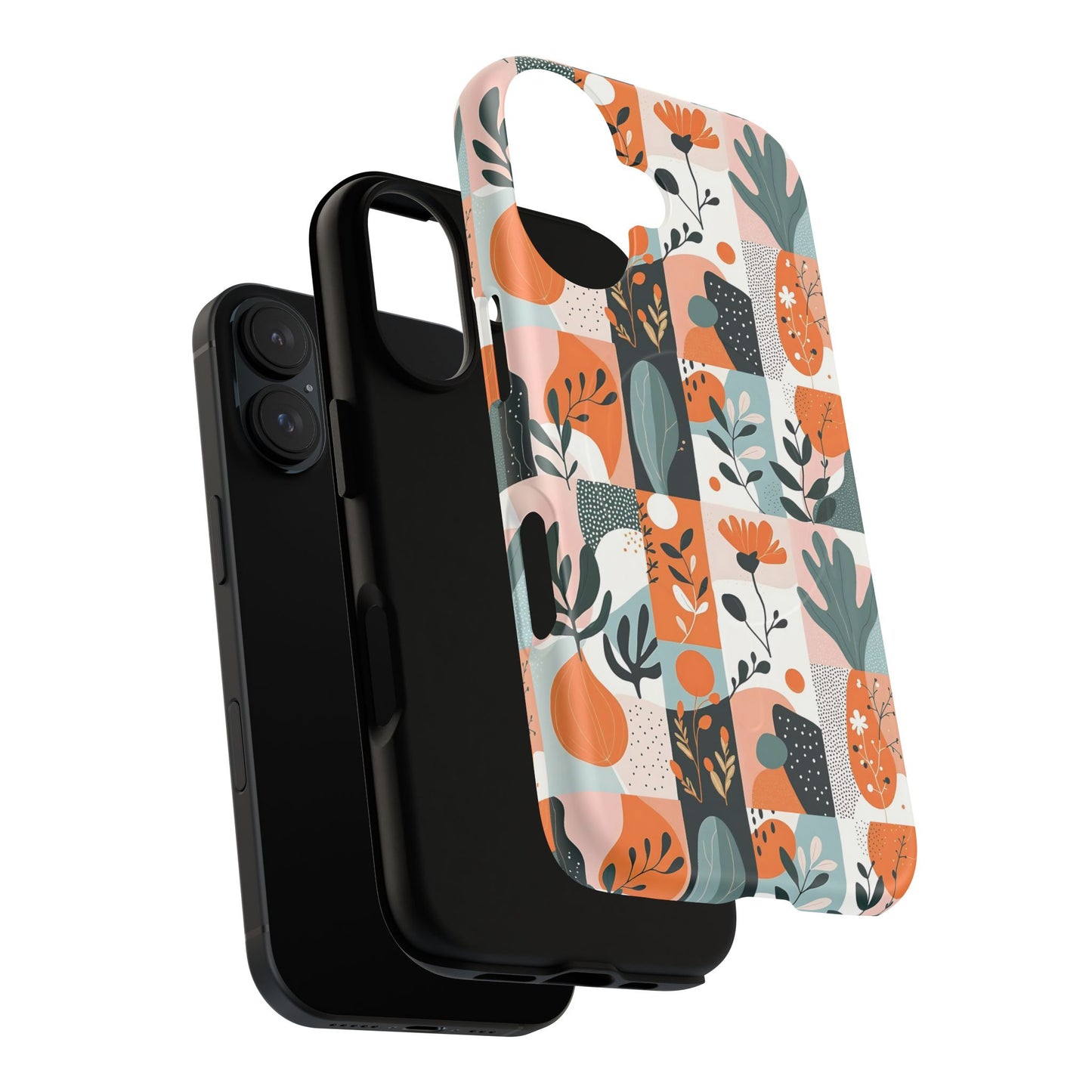 Botanical Bliss Tough Magnetic Phone Case, Durable Phone Cover, Gift for Her, Stylish Tech Accessory, Fall Vibes, Trendy Mobile Case