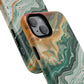 Stylish Tough Acrylic Magnetic iPhone Cases for Everyday Protection, Marble Design, Unique Gifts for Tech Lovers, Holiday Essentials