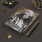 Chic Illustration Hardcover Journal – Notes & Dreams, Creative Writing, Inspirational Gift, School Supplies, Journal for Women