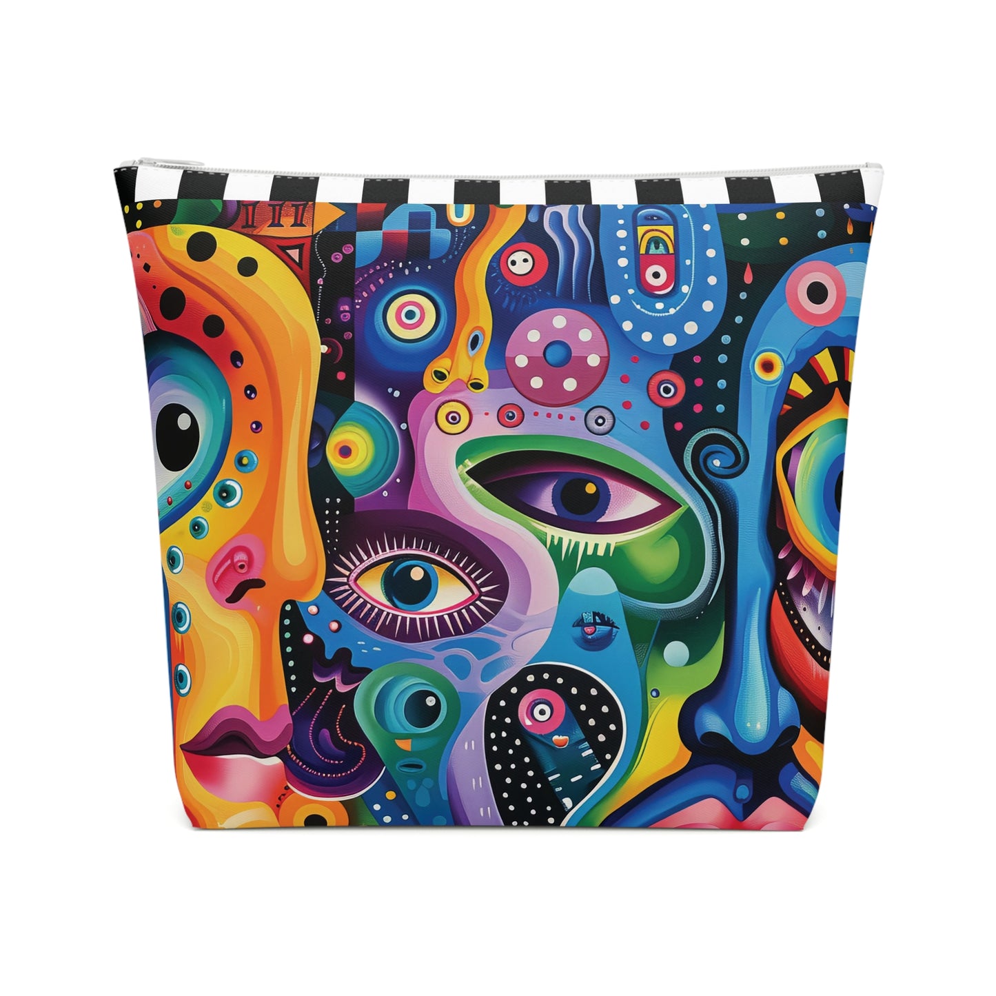 Psychedelic Visions Cotton Cosmetic Bag