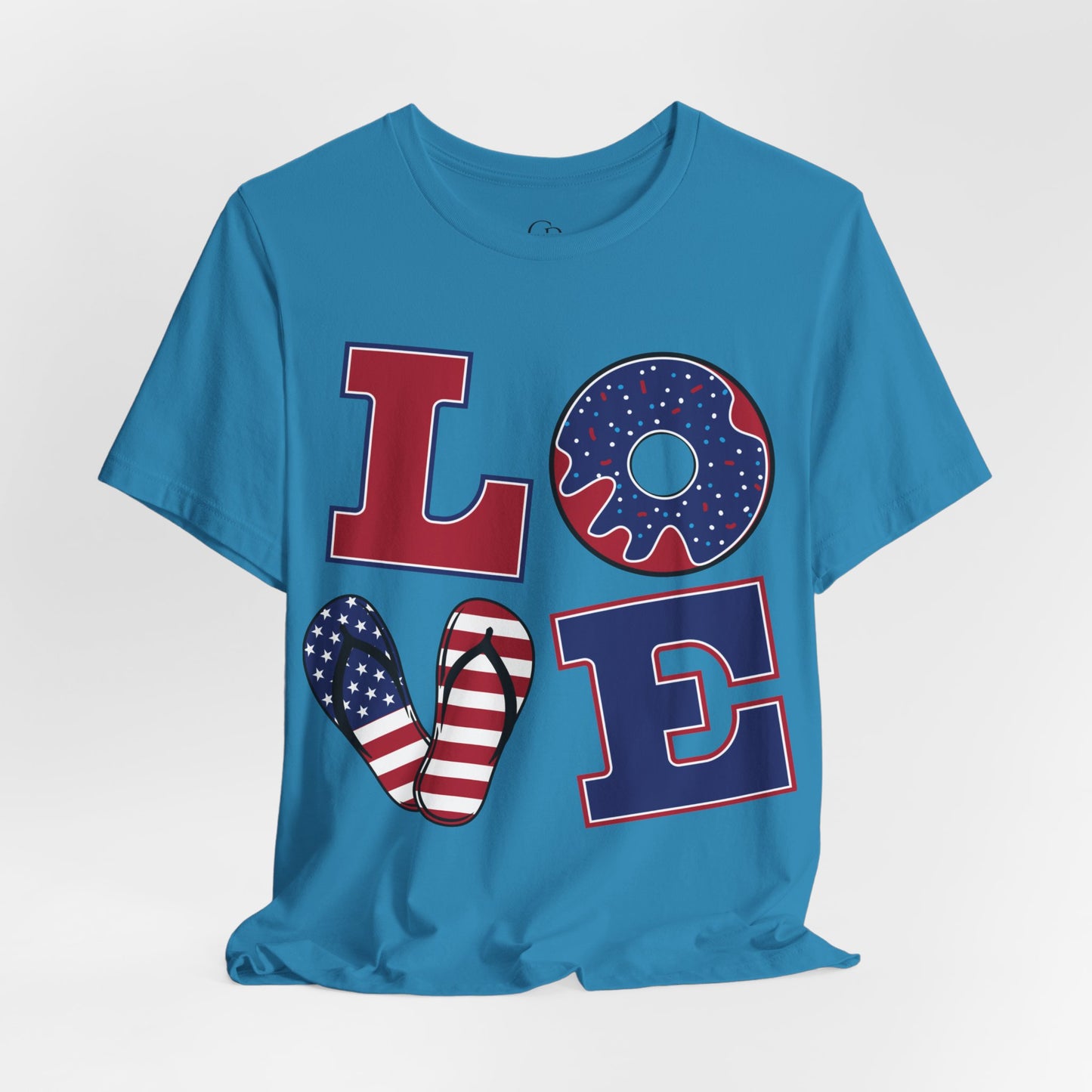 Patriotic Love Unisex Jersey Short Sleeve Tee