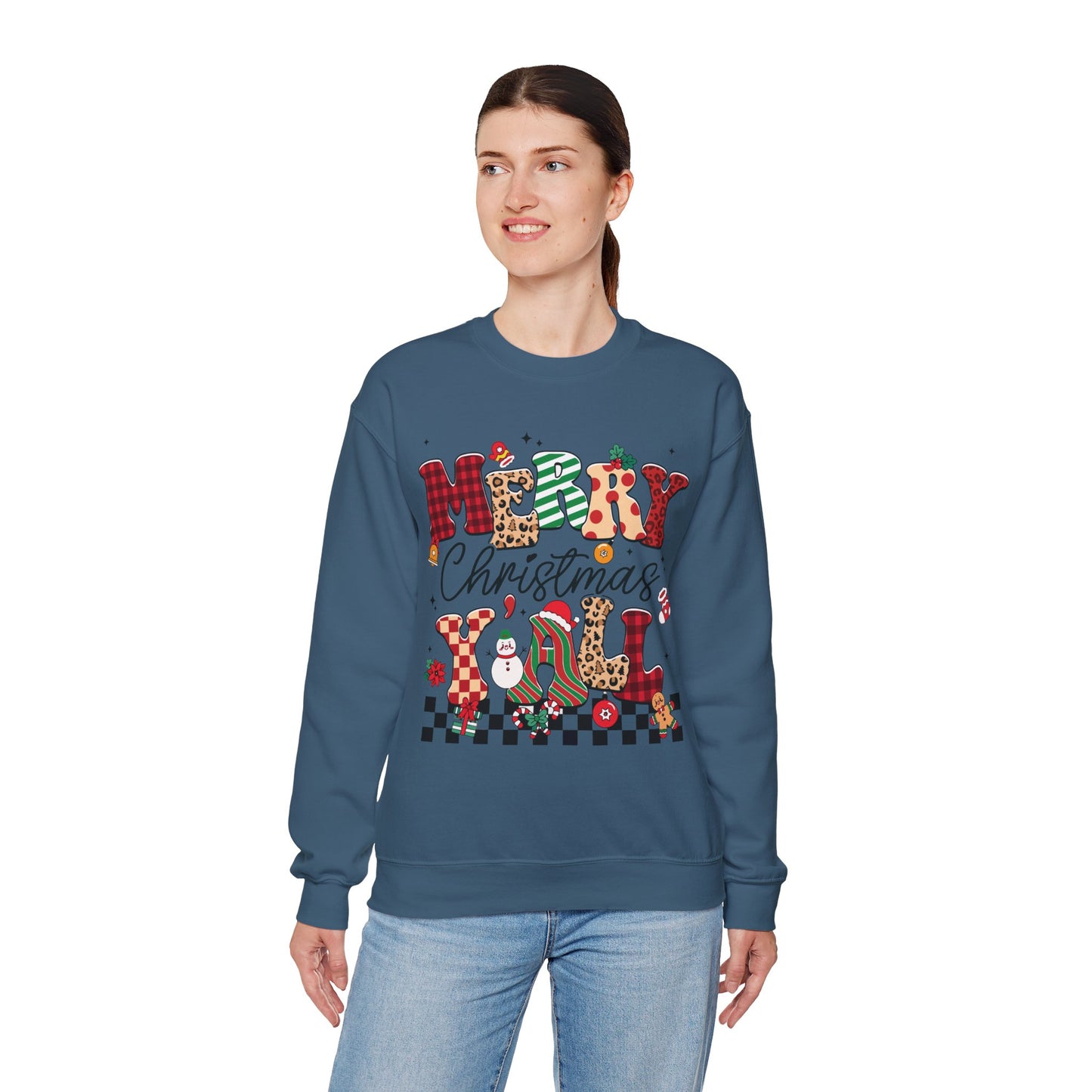 Merry Christmas Unisex Heavy Blend™ Crewneck Sweatshirt
