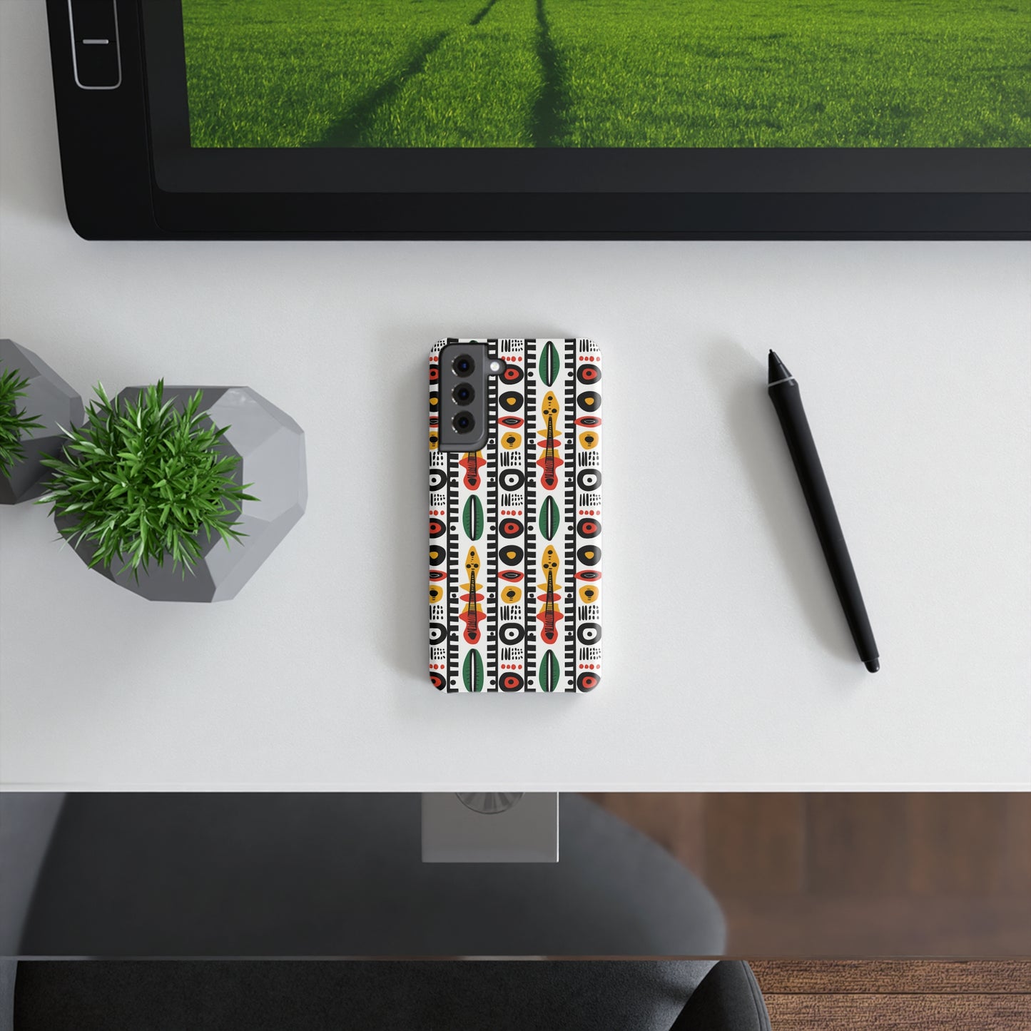 Afrobeat Harmony Galaxy Slim Snap Case