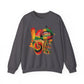 Black LOVE Unisex Heavy Blend™ Crewneck Sweatshirt