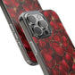 Velvet Petal Noir Floral Petal Clear Impact-Resistant iPhone and Samsung Case.