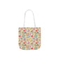 Personalized Doodle Daydream Composition Book Inspired Canvas Tote Bag with Colorful Straps, Cute School Bag, Eco-Friendly Tote, Back to School Shopping Bag, Teacher Gift Idea