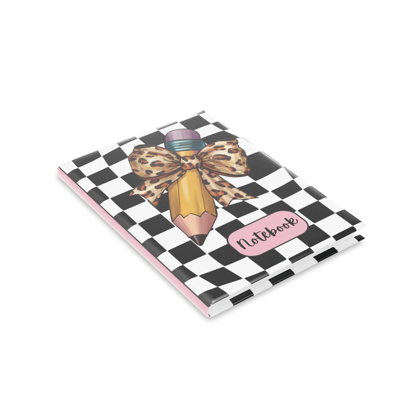 Wild Style Checkered A Hardcover Notebook (PY)