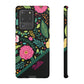 Personalized Floral Fantasy Samsung and Google Pixal Phone Case – Personalized Tough Cases with Colorful Garden Design
