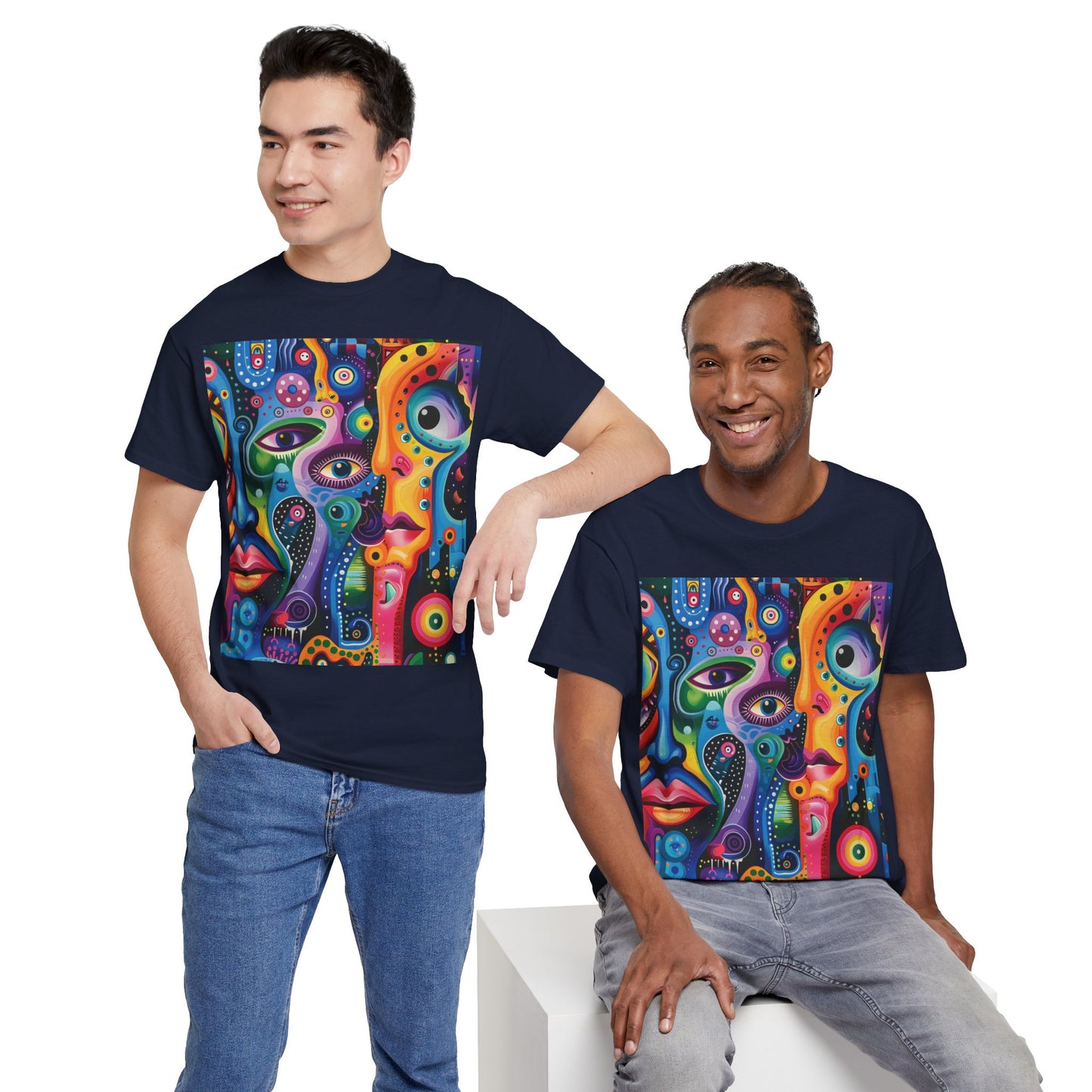 Psychedelic Visions Unisex Heavy Cotton Tee