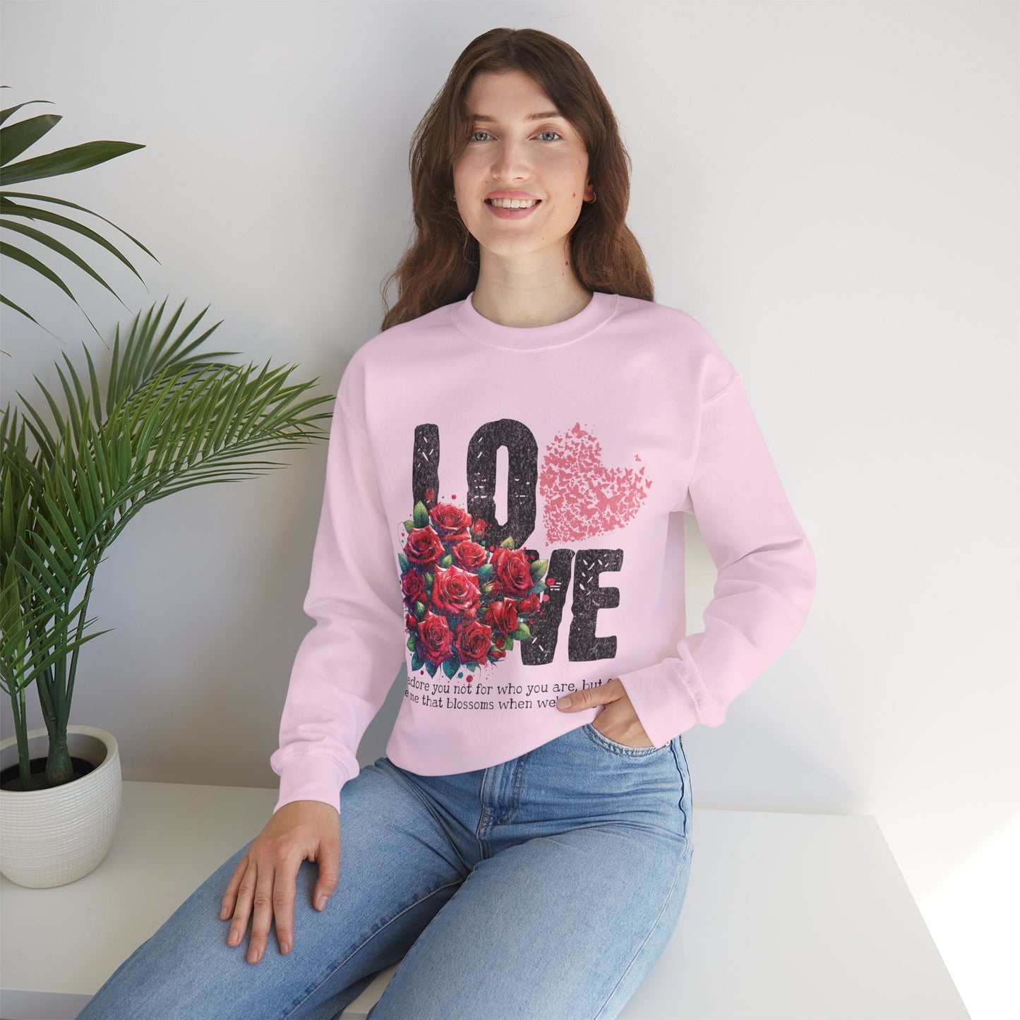 LOVE Always Unisex Heavy Blend™ Crewneck Sweatshirt.