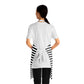 Striped Love You Grilling Apron with Tie Straps (AOP).