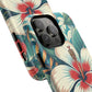 Tropical Hibiscus MagSafe® iPhone® Tough Case - Stylish Phone Protection Gift for Nature Lovers, Vibrant, Summer Vibes.