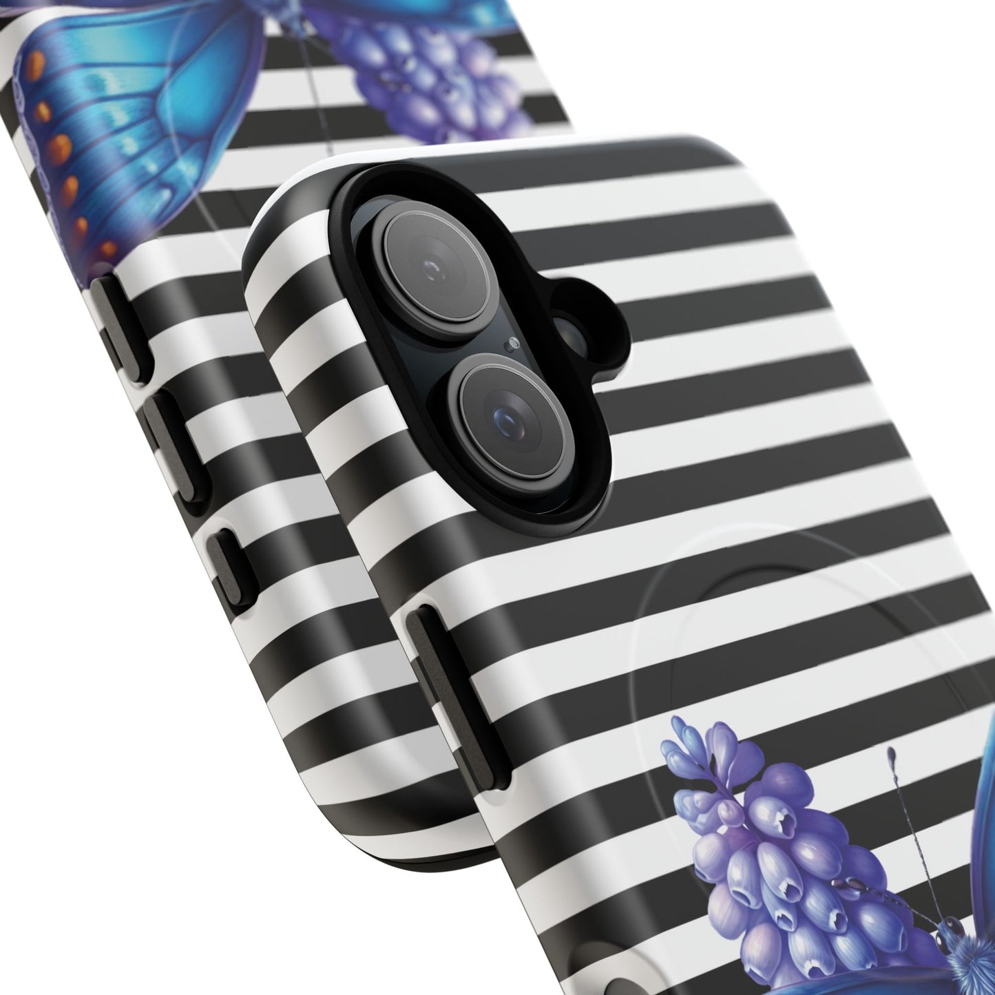 Midnight Bloom Tough iPhone Magnetic Cases - Floral, Stylish iPhone Cover, Gift for Her, Custom Mobile Case, Trendy iPhone Accessories