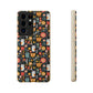 Whimsical Feline Garden Samsung Biodegradable Cases