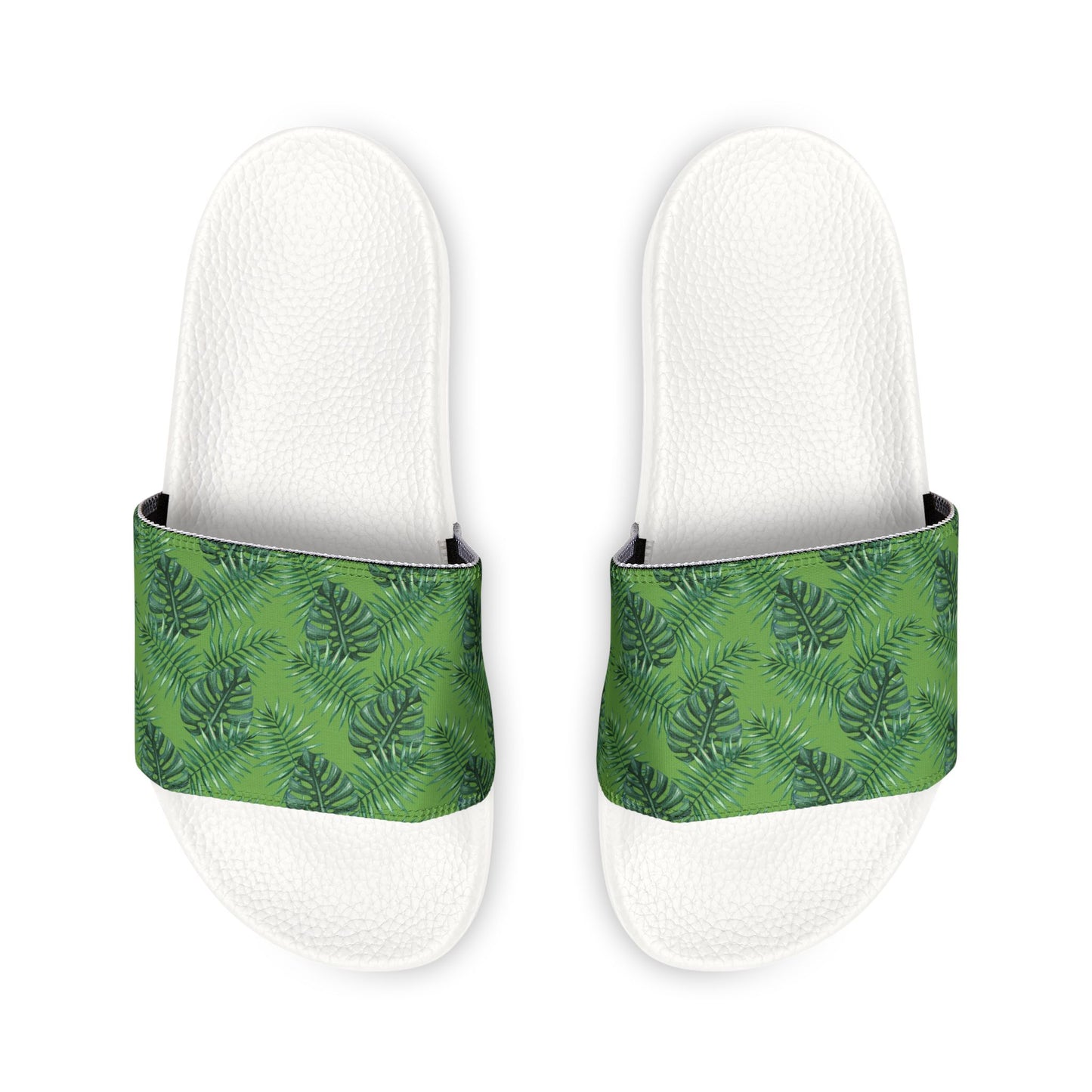 Tropical Bliss Green Youth Removable-Strap Sandals