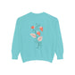 LOVE  Coquette Unisex Comfort Colors Garment-Dyed Sweatshirt