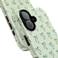 Elegant Ribbon iPhone Case, Stylish Magnetic iPhone Case, Chic iPhone Cover, Green Bow Design, Gift for Her, Everyday Essential, Coquette iPhone Case