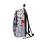 Patriotic Waves Unisex Fabric Backpack