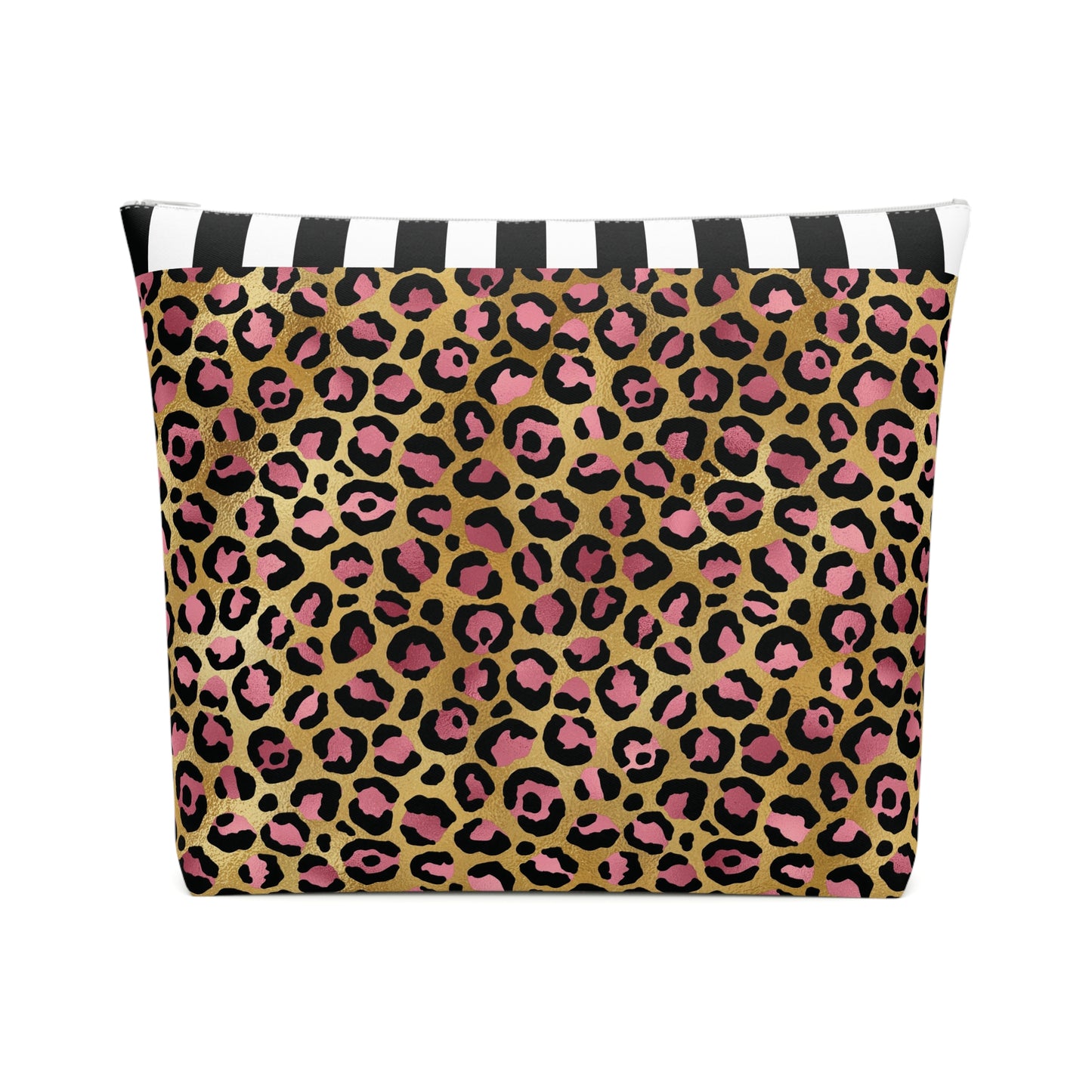 Leopard Luxe Cotton Cosmetic Bag