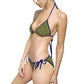 Brown Tropical Bliss Women's Bikini Swimsuit (AOP)-(AP)