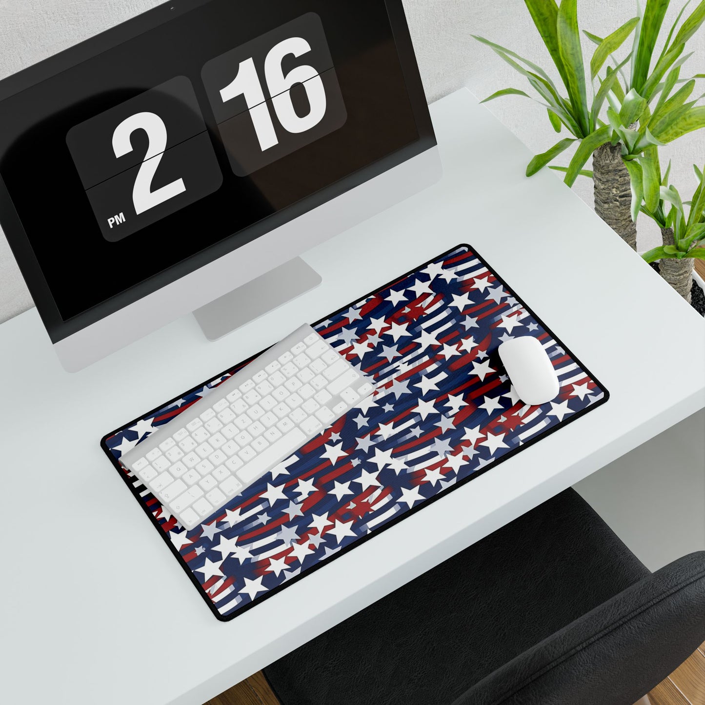 Patriotic Waves Desk Mats