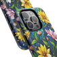 Flower Garden Stained Glass Phone Case, Tough Magnetic Cases, Floral Phone Cover, Durable Phone Accessories, Spring Gift, Birthday Present