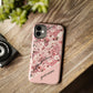 Personalized Cherry Blossom iPhone and Samsung Tough Phone Cases