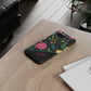 Personalized Floral Fantasy Samsung and Google Pixal Phone Case – Personalized Tough Cases with Colorful Garden Design
