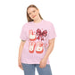 LOVE Charm Coquette Unisex Heavy Gildan Cotton Tee.