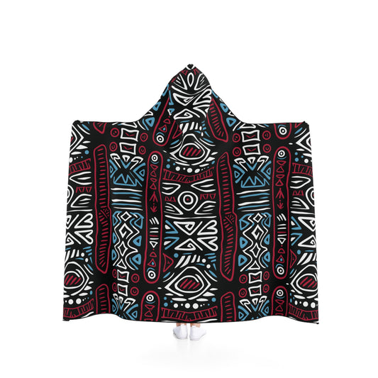 Ethnic Rhythms Snuggle Hooded Blanket