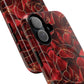 Crimson Bloom Tough iPhone Magnetic Case, Protective iPhone Case, Stylish iPhone Cover, Gift for Her, Mother's and Birthday Gifts, Unique Floral Accessories