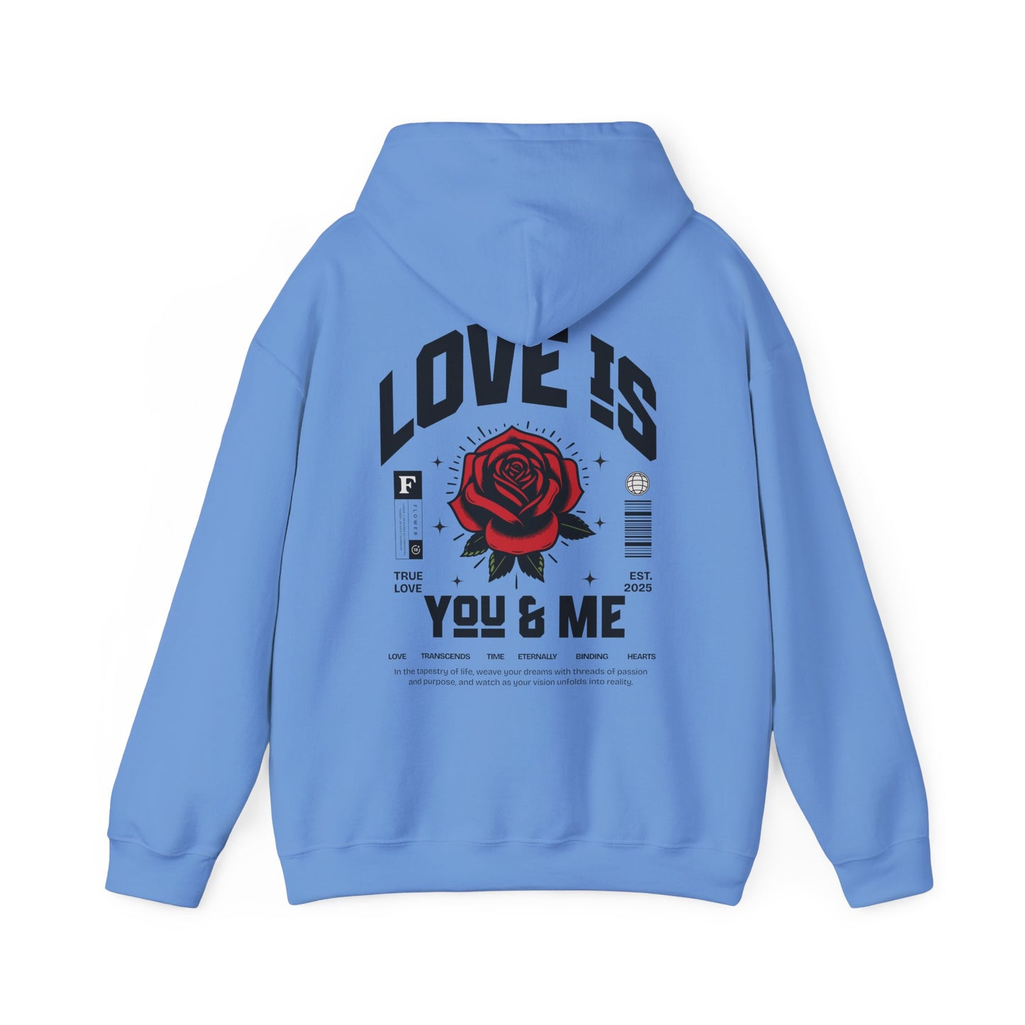 You and Me Unisex Gildan Hoodie Sweatshirt