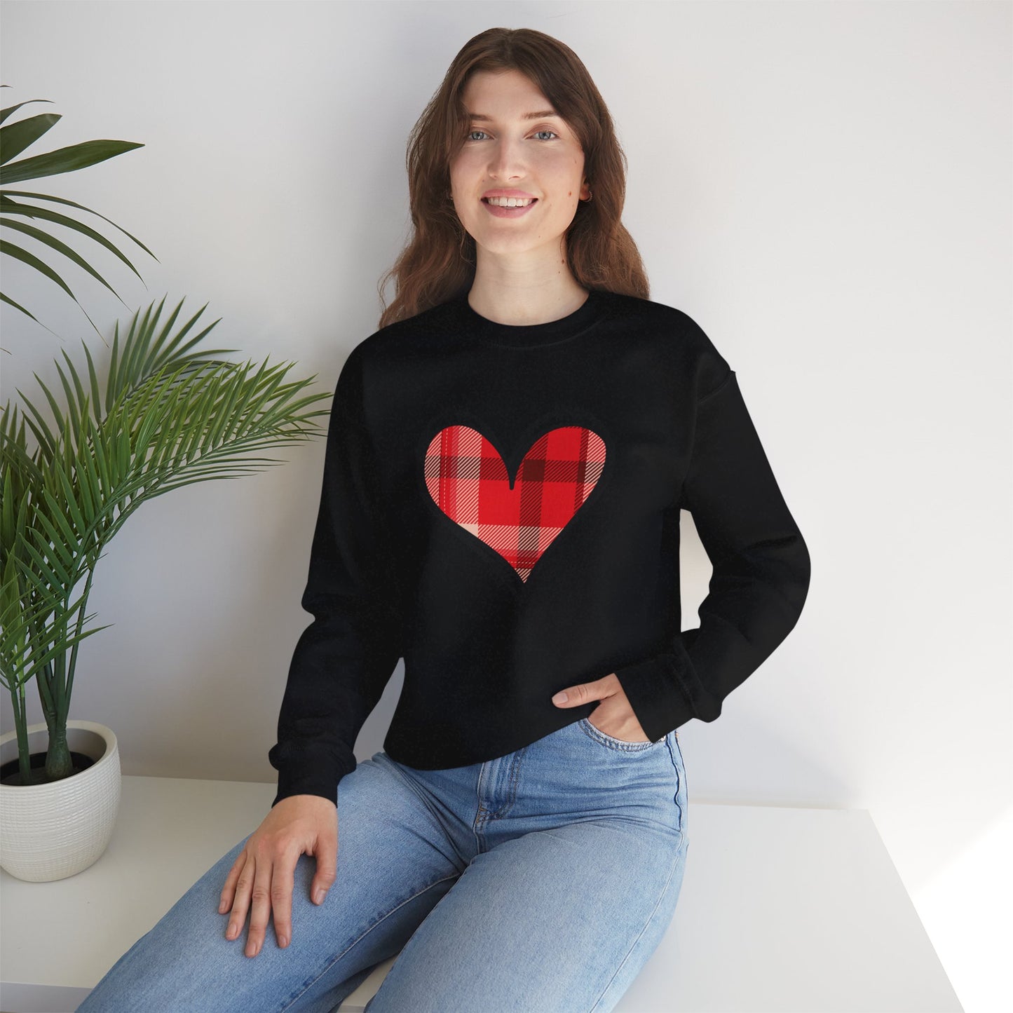 LOVE Always Unisex Heavy Gildan Blend™ Crewneck Sweatshirt.