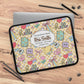 Personalized Doodle Daydream Laptop Sleeve with Composition Book Inspired Design, Customizable Tech Case, School Supplies, Gift for Students, College Essentials, Back to School