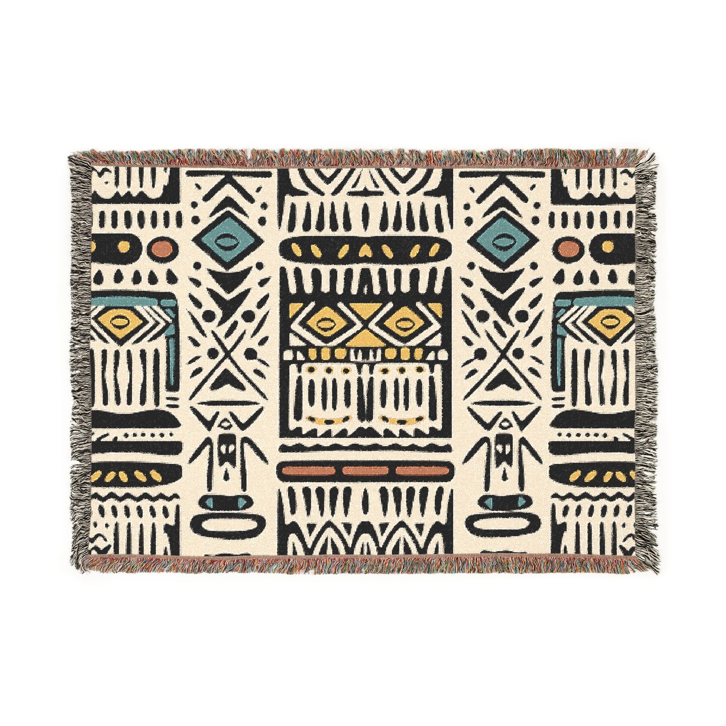 Tribal Tapestry Woven Blanket