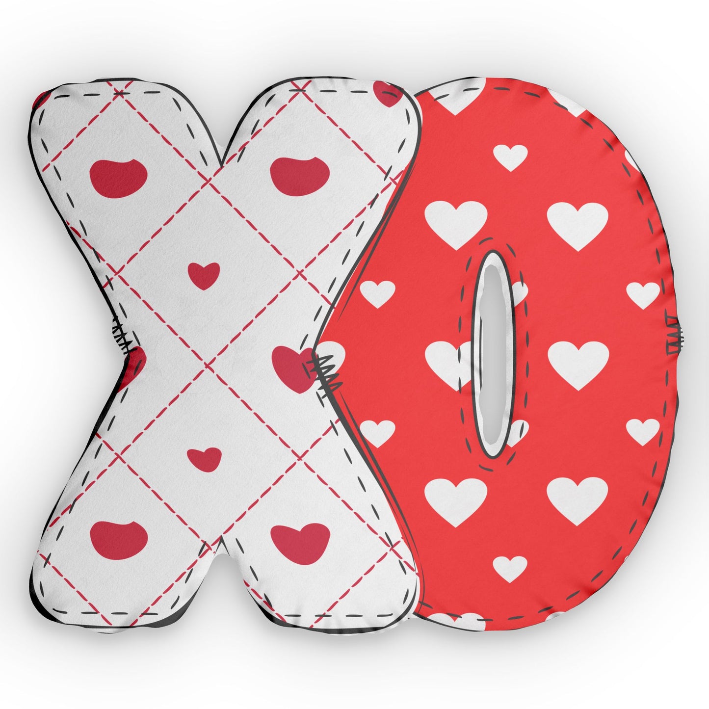 Custom KISSES Shaped Pillows