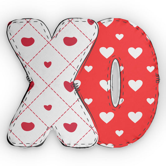Custom KISSES Shaped Pillows