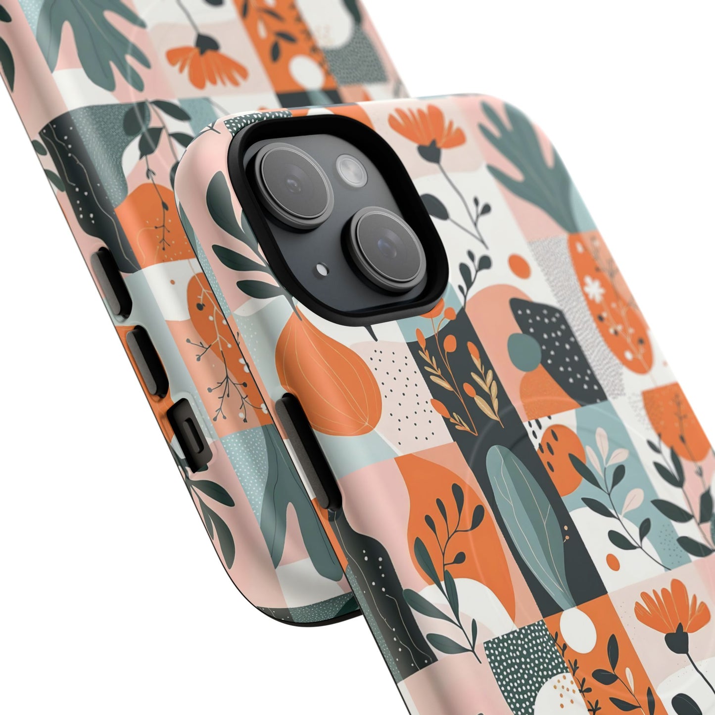 Botanical Bliss Tough Magnetic Phone Case, Durable Phone Cover, Gift for Her, Stylish Tech Accessory, Fall Vibes, Trendy Mobile Case