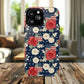 Liberty in Bloom Tough iPhone Magnetic Case, Floral Design, Gift for Moms, Gift for Dads,  iPhone Accessories, Patriotic iPhone Accessory.