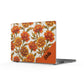 Stained Glass effect Marigold Flower Matte MacBook Case | Personalized Corner Name