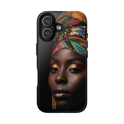 Regal Reflections: African Majesty Tough Google Pixel, iPhone and Samsung Cases.