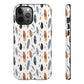 Whispering Feathers iPhone Tough Cases