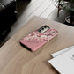 Personalized Cherry Blossom Tough Phone Case — Pink Floral Protective Case for Samsung & Google