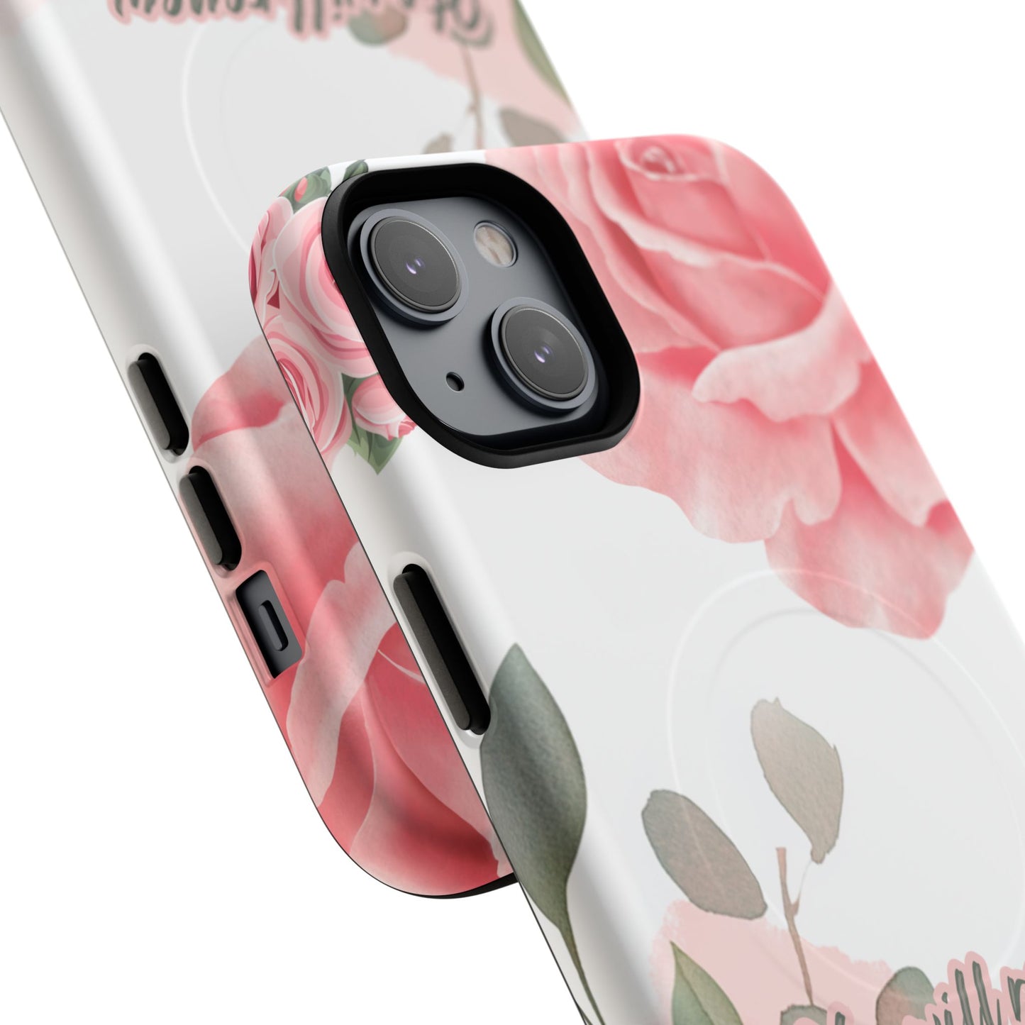 You will Renew your Strength Isaiah 40:11, Inspirational Gift, Tough iPhone Magnetic Case Scripture, Floral Bible Verse, MagSafe® iPhone®, iPhone 14, iPhone 15, iPhone 16, Pro, Pro Max, Plus.