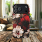 Crimson Noir Tough iPhone Magnetic Cases, Tough iPhone Protector, Stylish Floral Design, Gift for Her, Floral Accessories