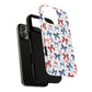 Patriotic Coquette Tough iPhone Magnetic Case, Stylish Gift for Her, Summer Celebrations, Cute Bow Design